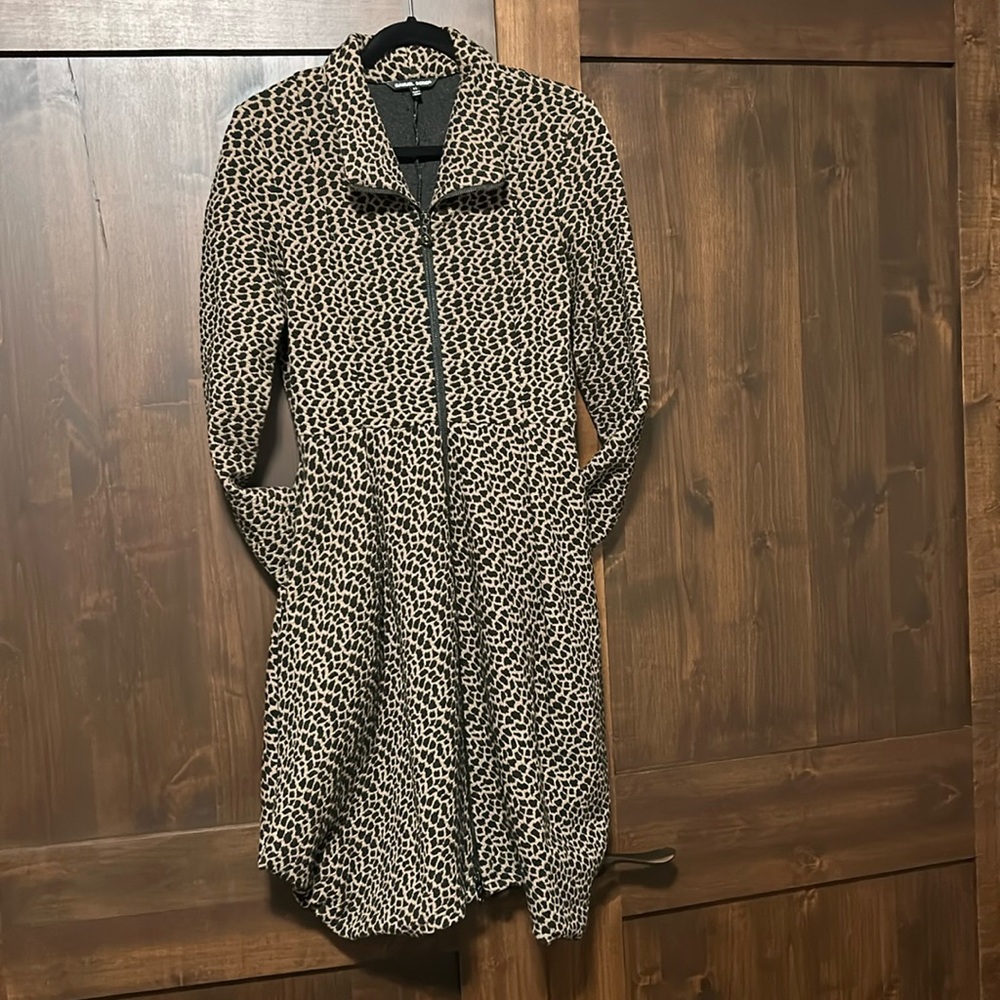 Samuel Dong Animal Print Jacket